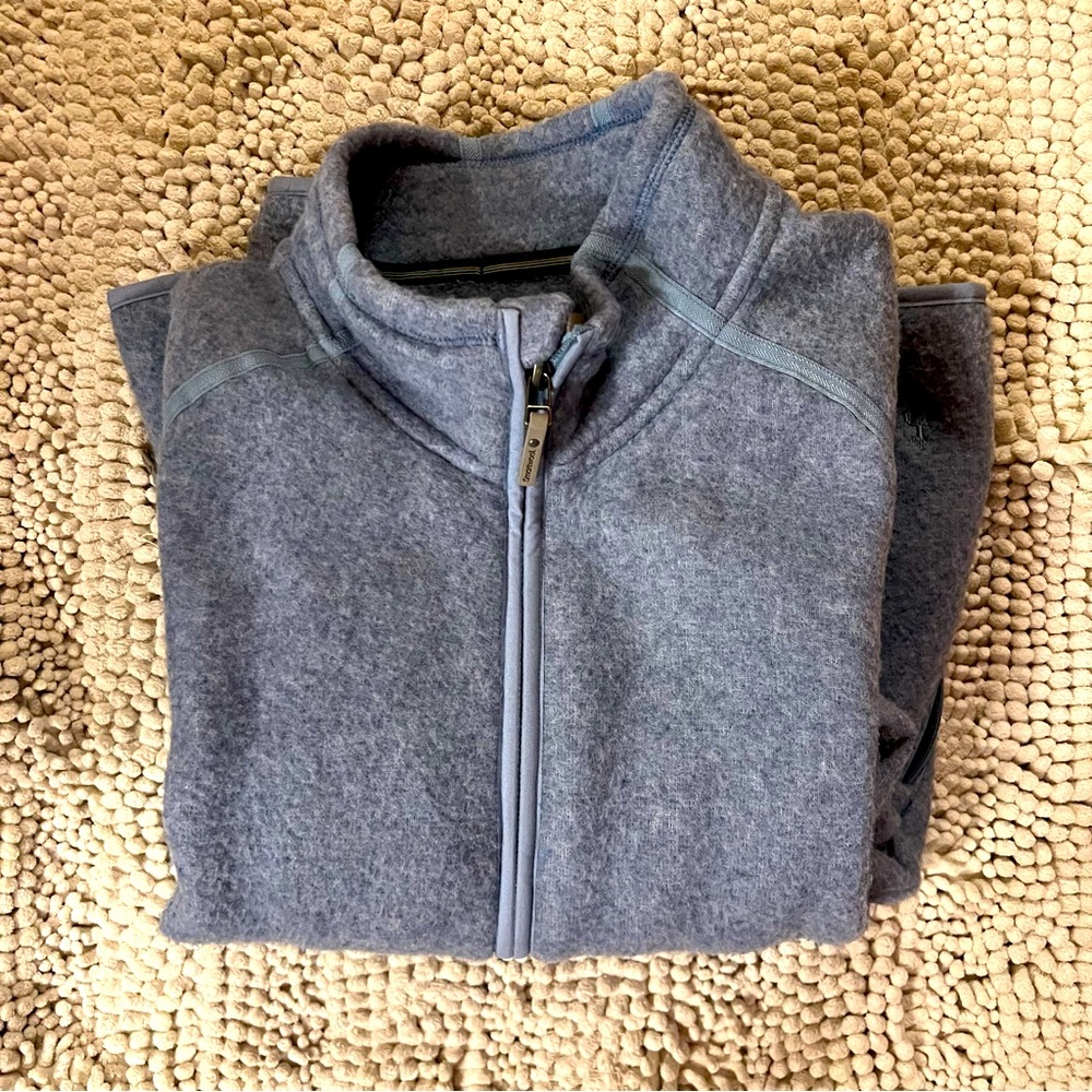 Women’s Smartwool Hudson Trail Zip Up in Blue Size XLarge